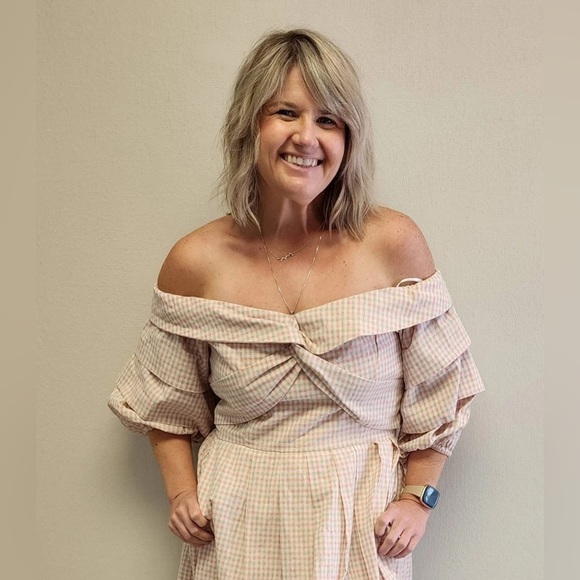 CHRISELLE x J.O.A. Premium Tiered Sleeve Dress - New - Size XL - Picture 5 of 6